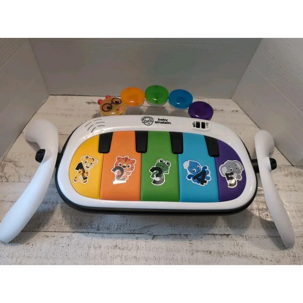 Baby Einstein 4-in-1 Kickin' Tunes Music & 4 Languages Piano for Play Gym TESTED